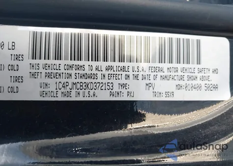 2019 Jeep Cherokee Latitude 4X4 from USA, damaged, VIN 1C4PJMCB3KD372153